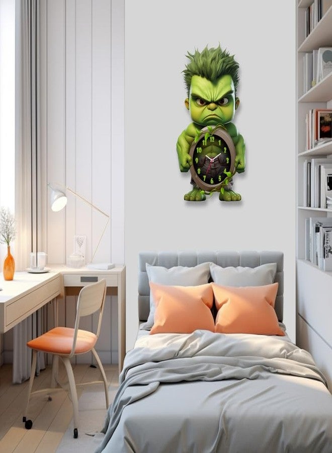 FIVE KRAFT Superhero Kids Wall Clock for Room Decor | Analog Clock | 1 Year Warranty | Premium Acrylic Base | - Image 3